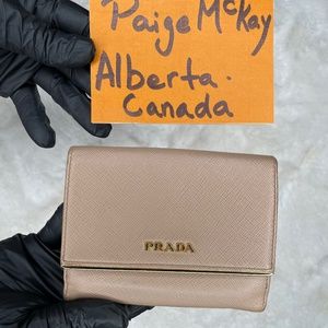 PRADA SAFFIANO BIFOLD WALLET